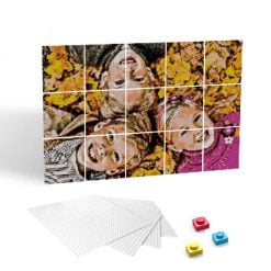 Tablero tamaño 5 x 3<BR> tamaño: 125cm x 75cm<BR>diseñado para 1 hasta 5 personas