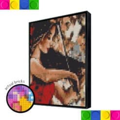Girl with Violin 2x2 Boards