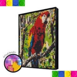 Colorful Parrot 3 2x2 Boards