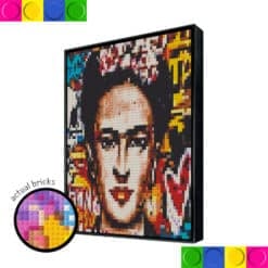 Colorful Lady Painting 2x2 Boards