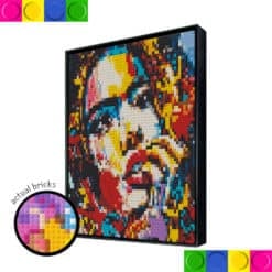 Colorful Lady Face 2 2x2 Boards