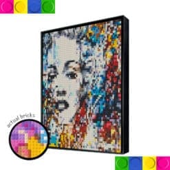 Lady With Flowers 2x2 Boards