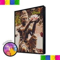 Buddha with flower 3x4 Boards